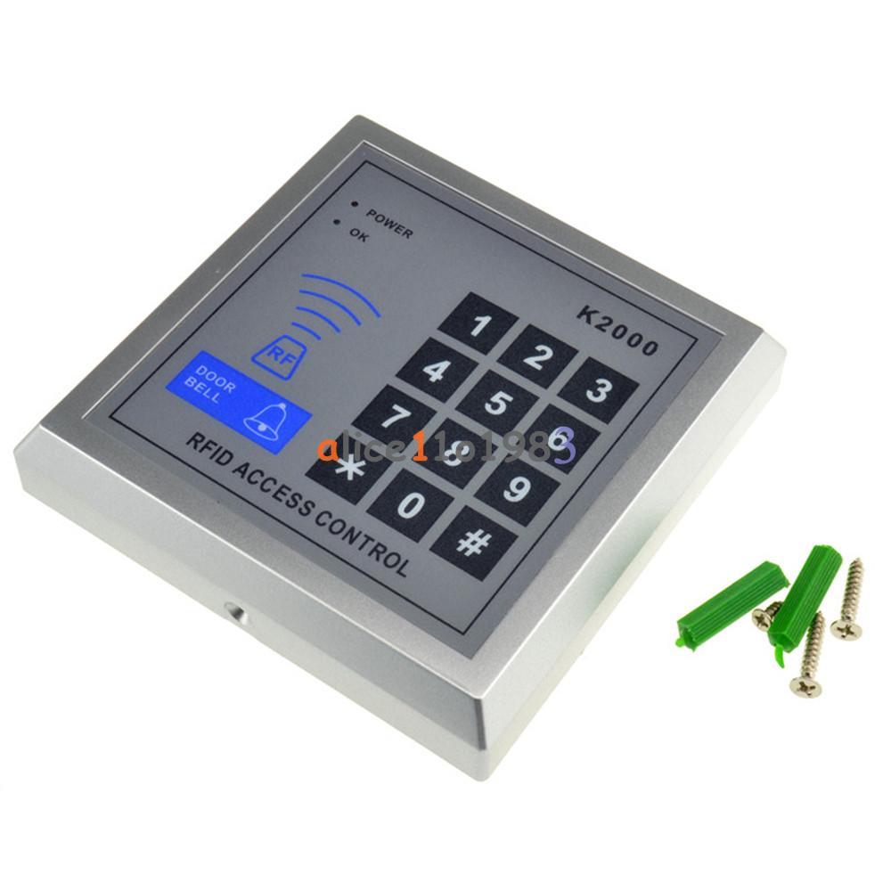 RFID Proximity Entry Door Lock Key Pad Access Control System Key Fobs 125KHZ