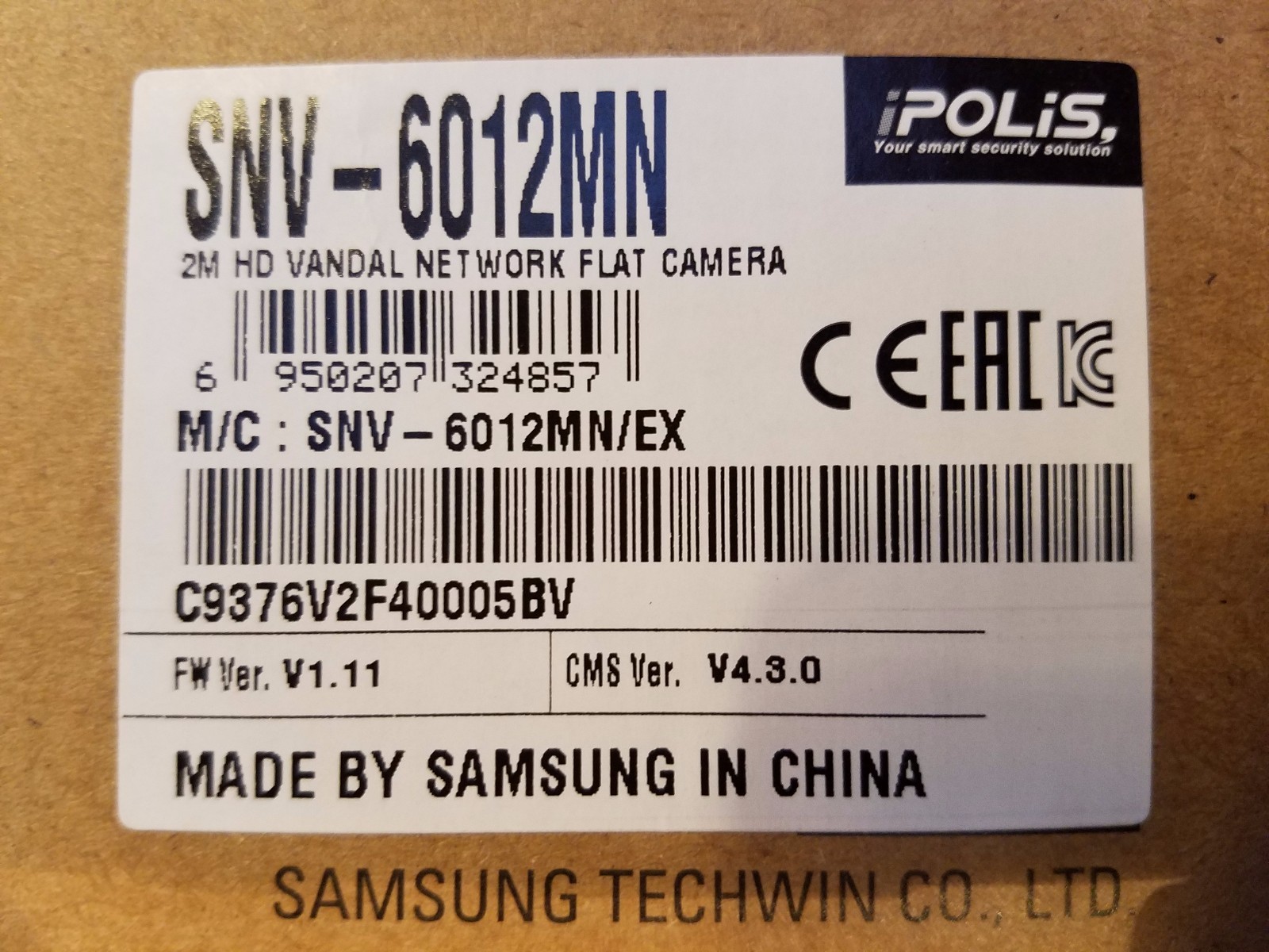 LOT OF 3!!! Samsung SNV-6012MN Best HD Outdoor Monitoring Surveillance Camera
