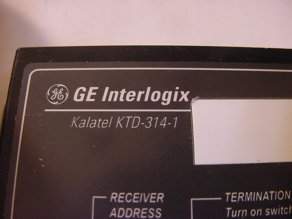 GE INTERLOGIX KALATEL KTD-314-1