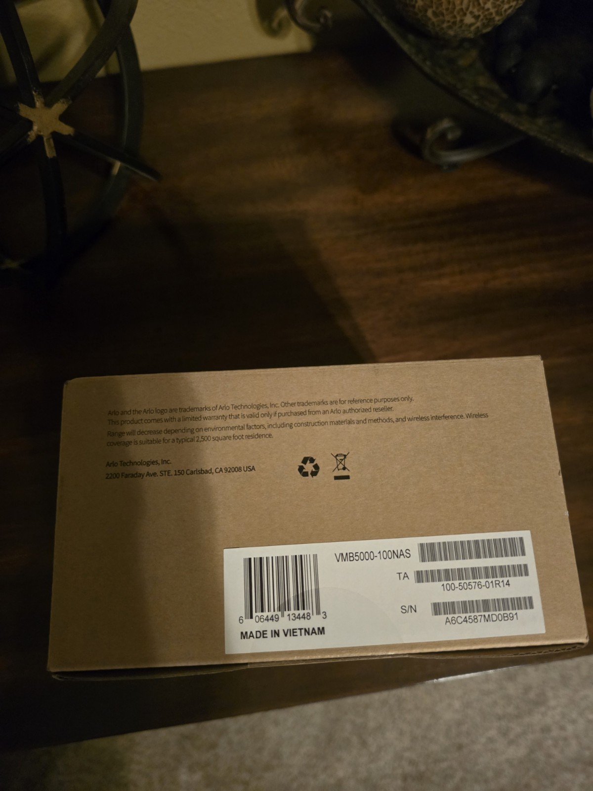 Arlo Ultra VMB5000 Smart Hub Base Station