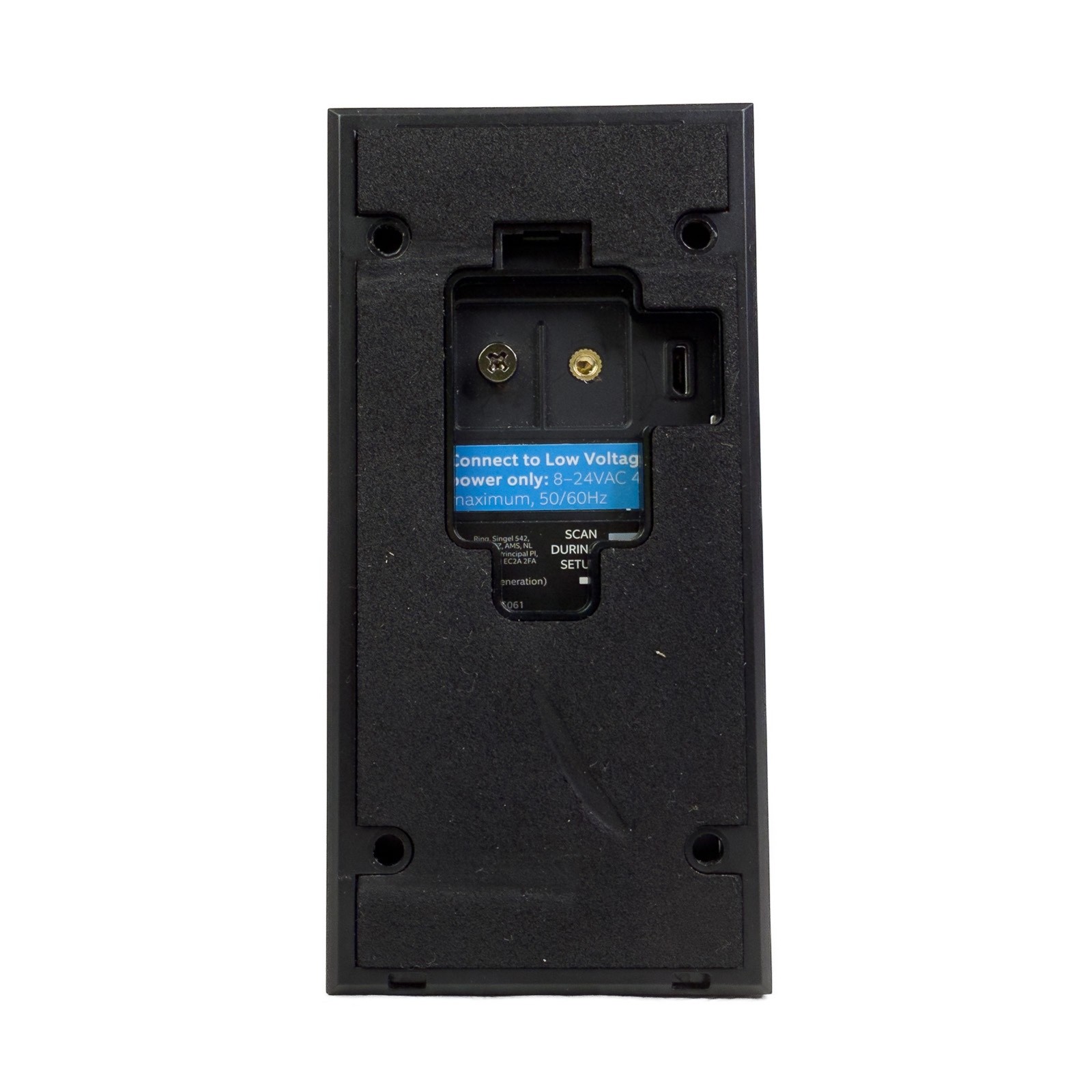 Ring 2nd Gen 5UM5E5 Silver & Black Night Vision 2-Way Talk 1080p Video Door Bell