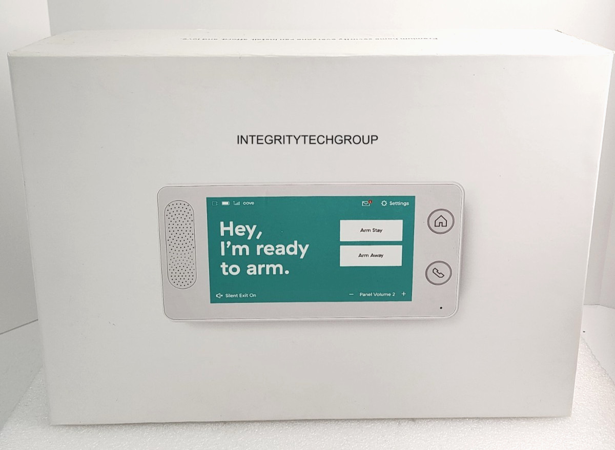 Cove Protect Home Security System Gateway-ALTE Touchscreen Panel Camera 8 Sensor