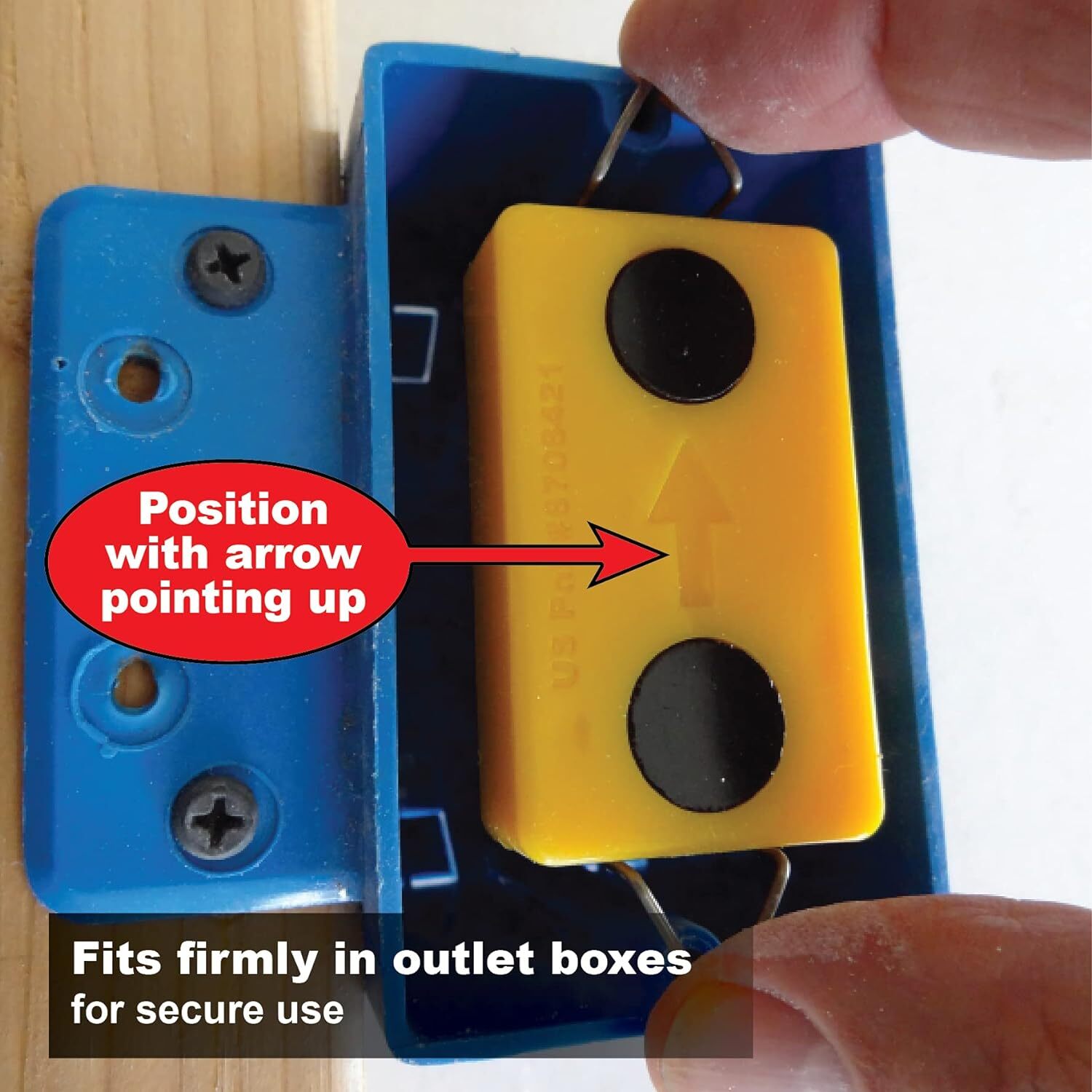Calculated Industries 8105 Blind Mark Drywall Electrical Box 3 Targets + Case