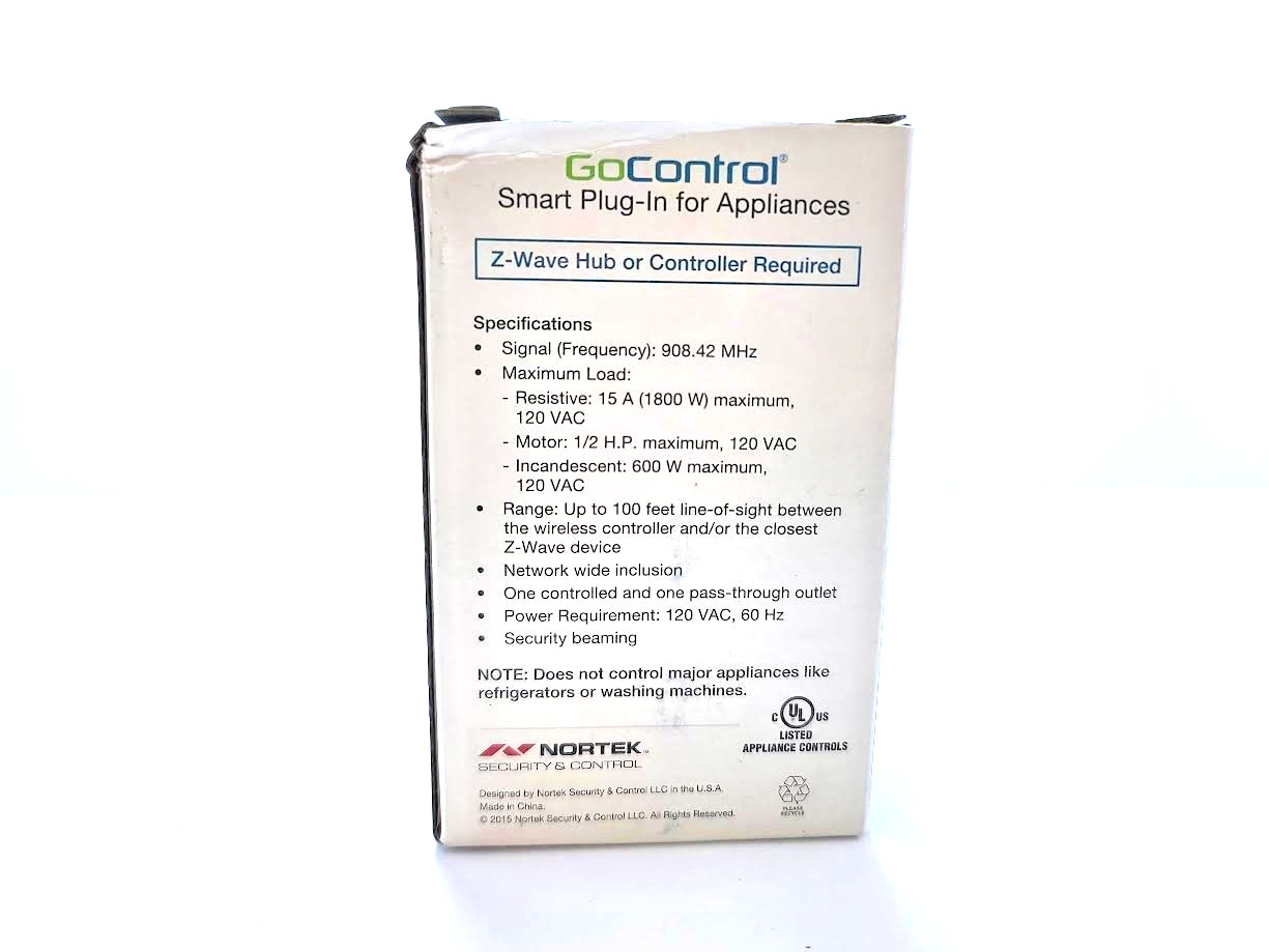 ?Go Control Smart Plug-in For Appliances PS15Z-2 Z-Wave – NEW OLD STOCK?