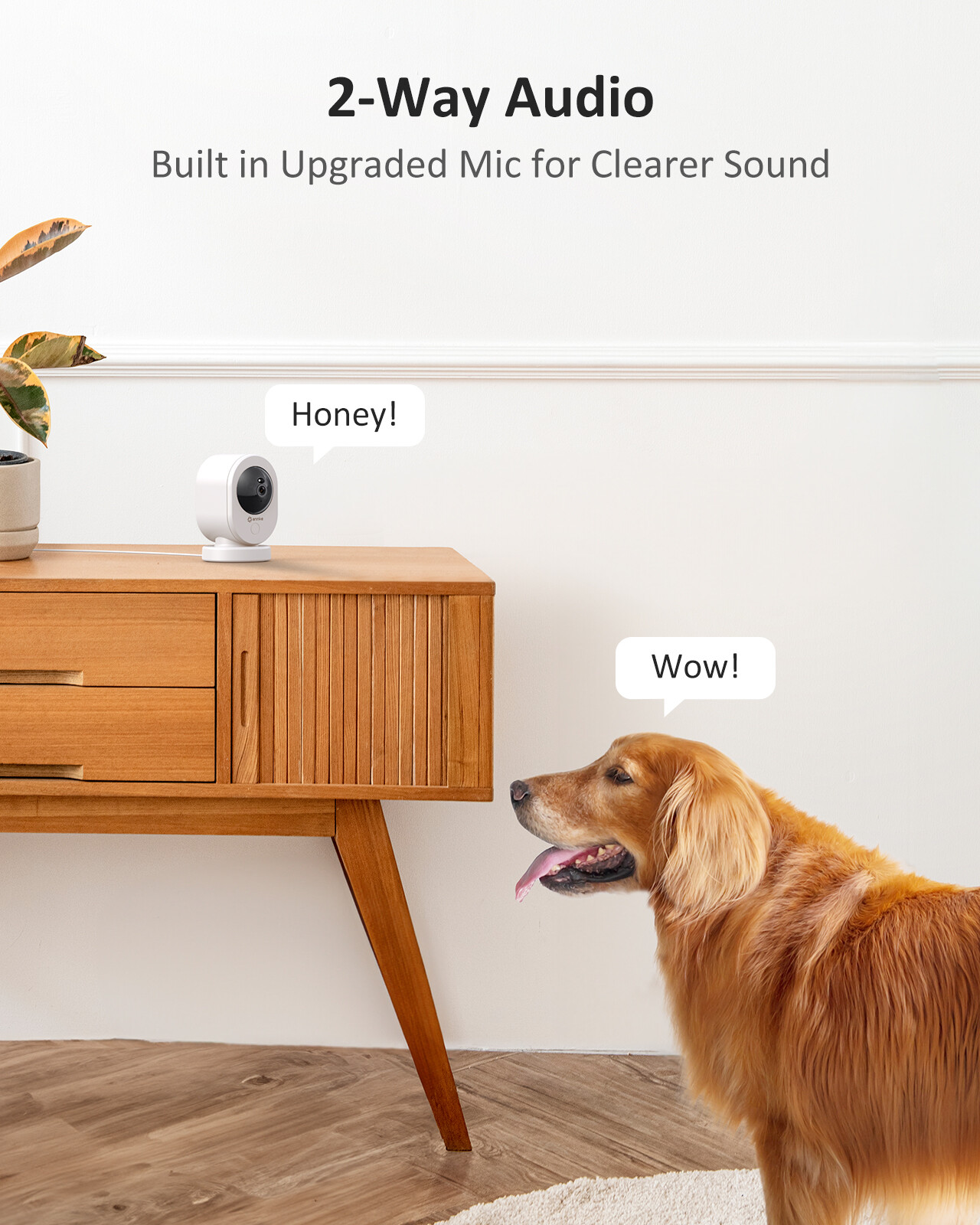 ANNKE 6MP WiFi IP Security Camera Pan/Tilt Two Way Audio Home Baby Pet Monitor