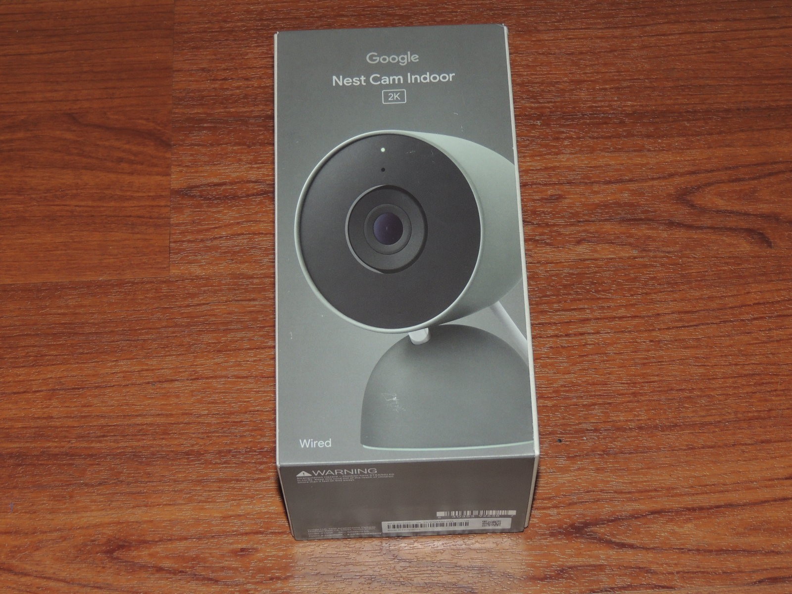 New Sealed – Google Nest Cam Indoor 2K Security Camera GA09975-US G1NRR (HAZEL)