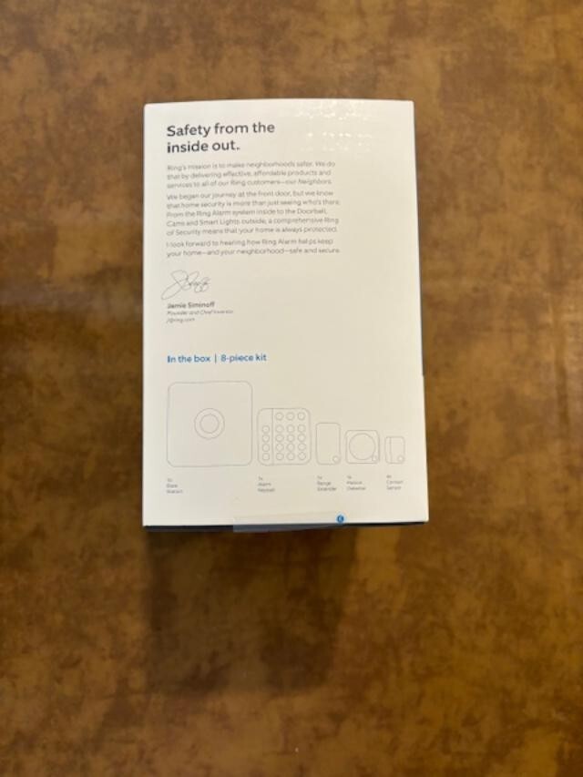 Ring Alarm 8-Piece Security Kit (2nd Gen) Home security System