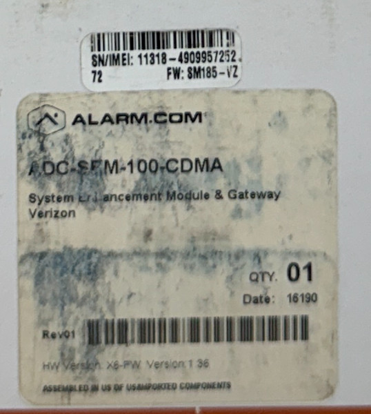 Honeywell ADEMCO VISTA System Enhancement Module Interactive Cellular & Z-Wave