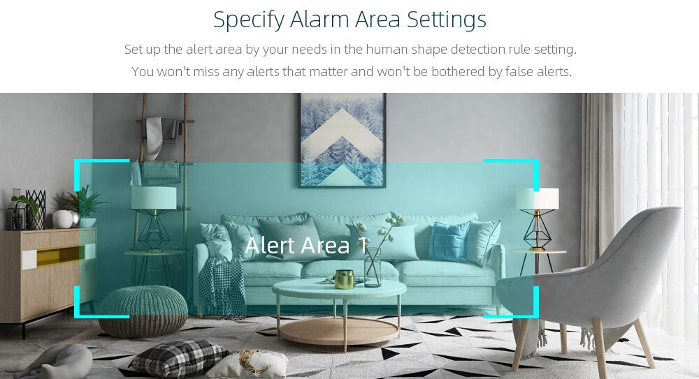 Camara De Seguridad Wifi Inalambrica HD Para Casa Interior Con Audio y Microfono