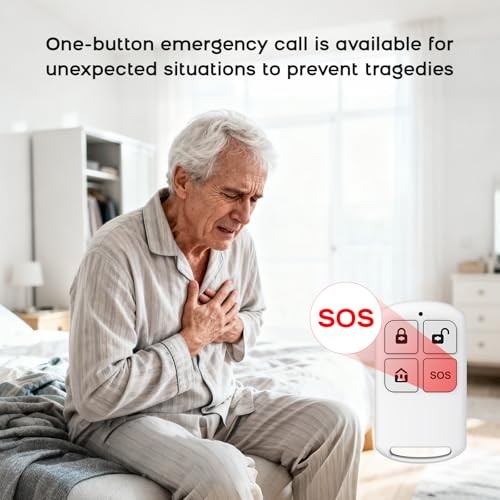 Home Security Alarm System 21Pcs DIY Touch Screen APP Control