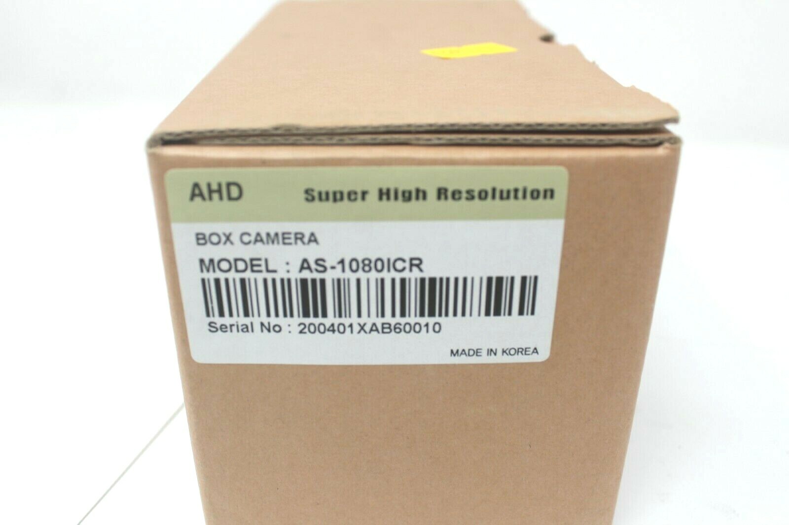 CCTV AHD AS-1080 ICR High Resolution Box Camera *BRAND NEW*