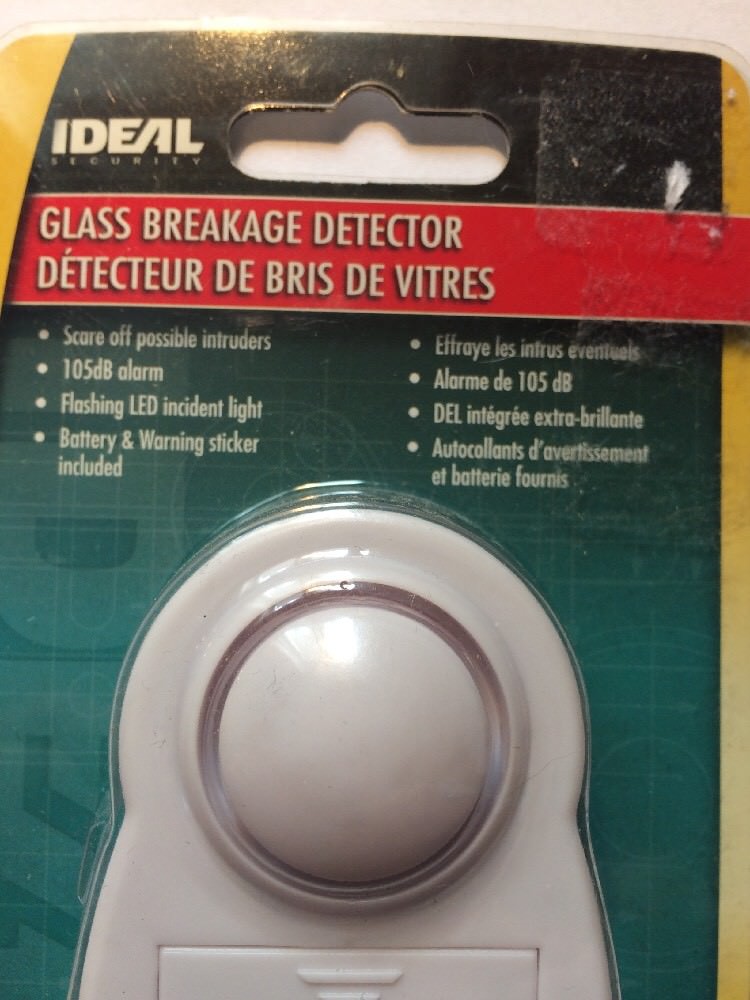 Ideal GLASS BREAKAGE DETECTOR ALARM INTRUSION DETECTION sk610 NEW