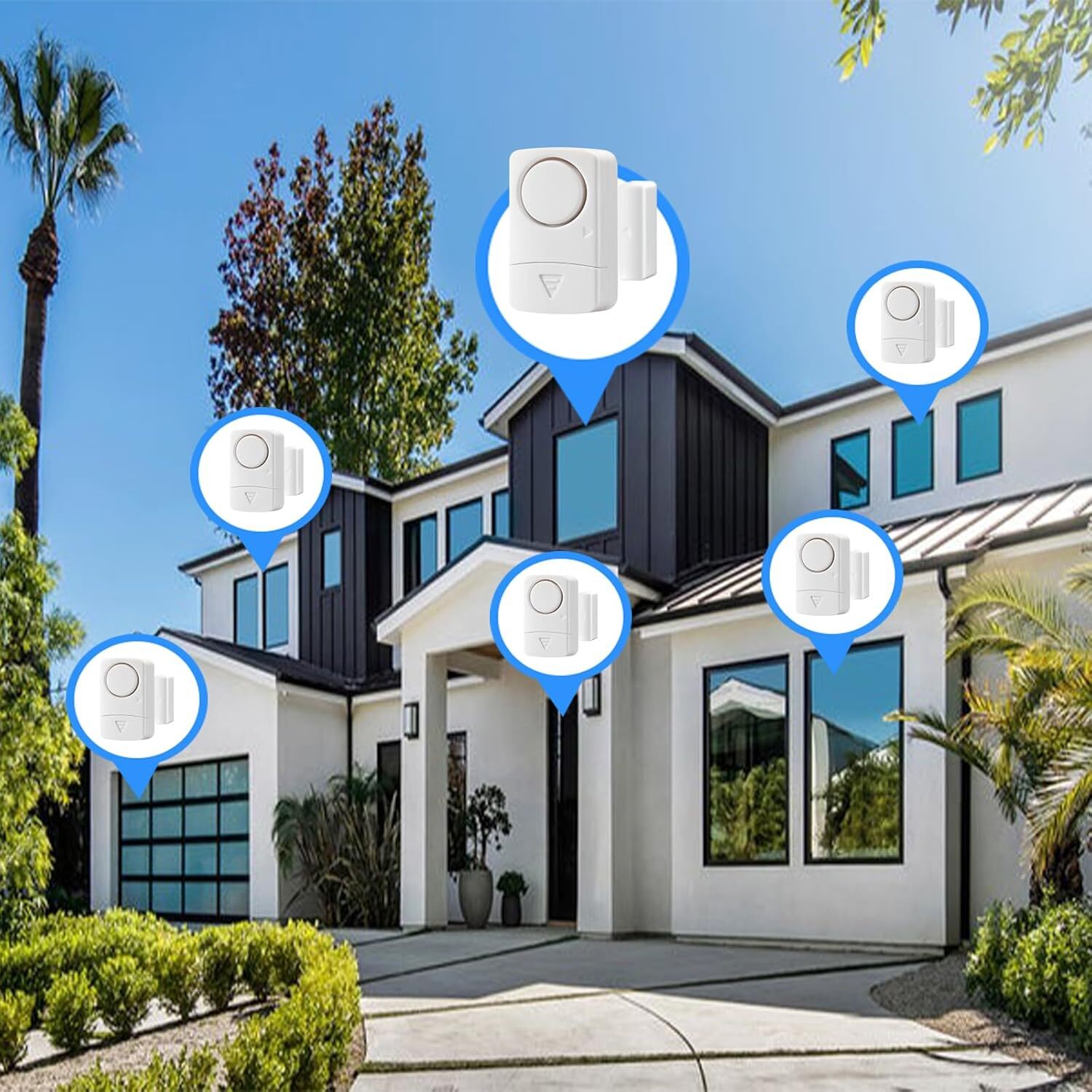 Wireless Home Window Door Burglar Security Alarm System Magnetic Sensor Lot