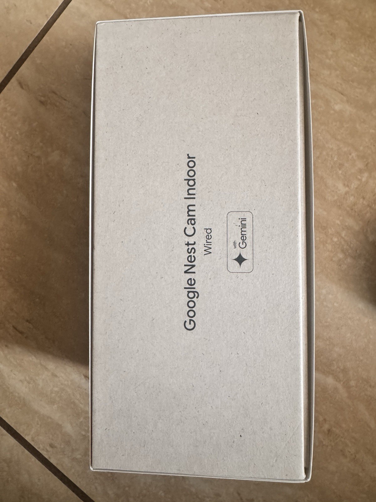Google Nest Cam Indoor 2K Wired 3rd Gen Security Camera with Gemini Snow New
