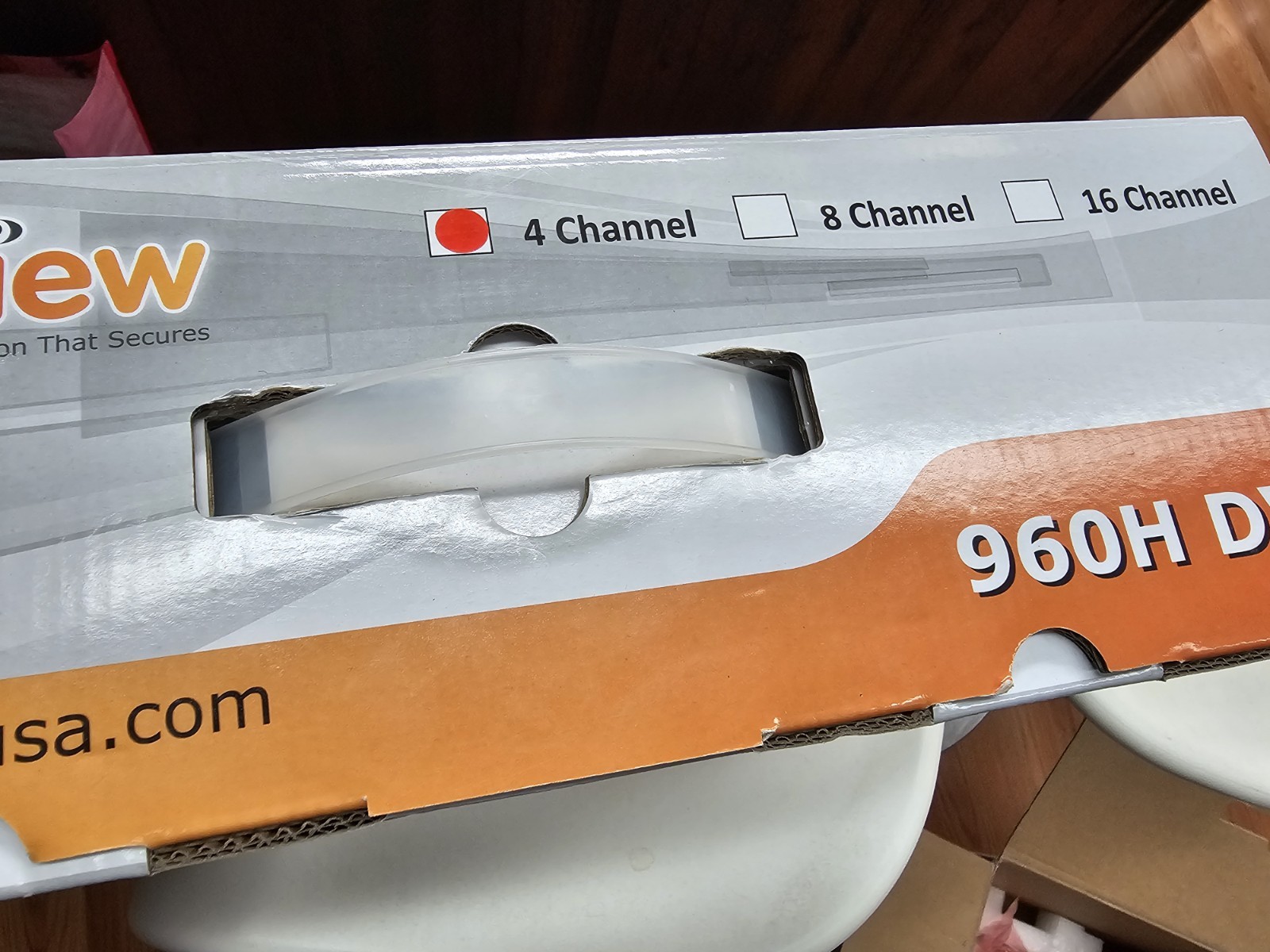 Video Security La View 960h 4 Camera System Used