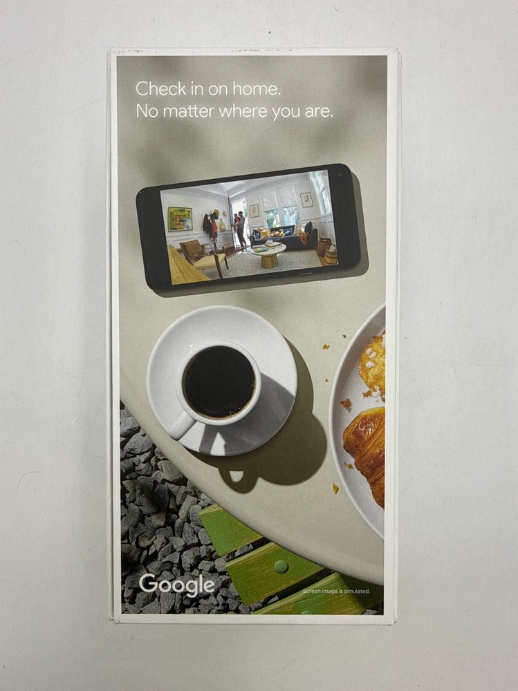 Google indoor Nest Security Cam 1080p (Wired) – 2nd Generation – Snow