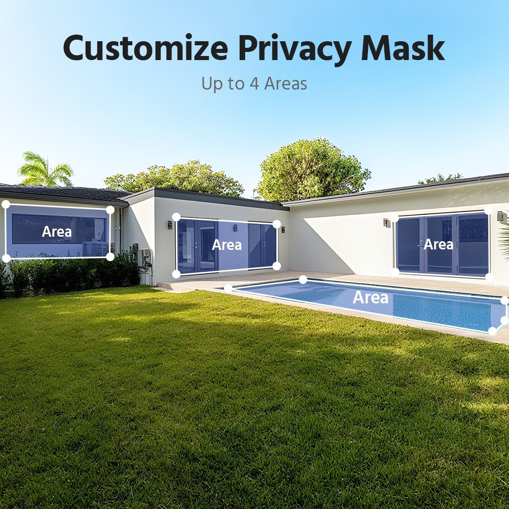 Annke 4MP Wireless Solar Battery Powered Security Camera System PT Color Night
