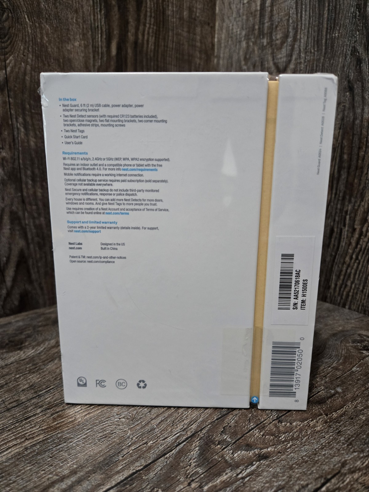 Nest H1500ES Secure​ ​Alarm​ ​System​ ​Starter​ ​Pack – White