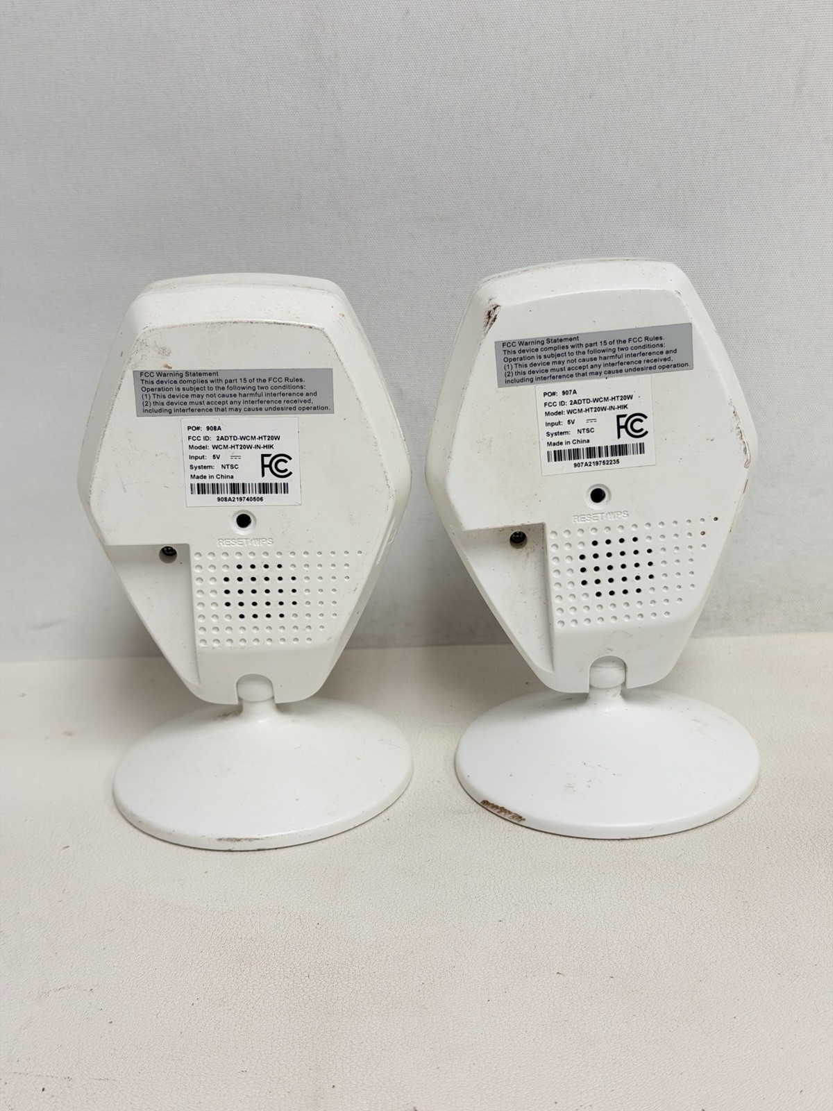 Lot of 2 – Night Owl Wireless Indoor Security Cameras (WCM-HT20W-IN)