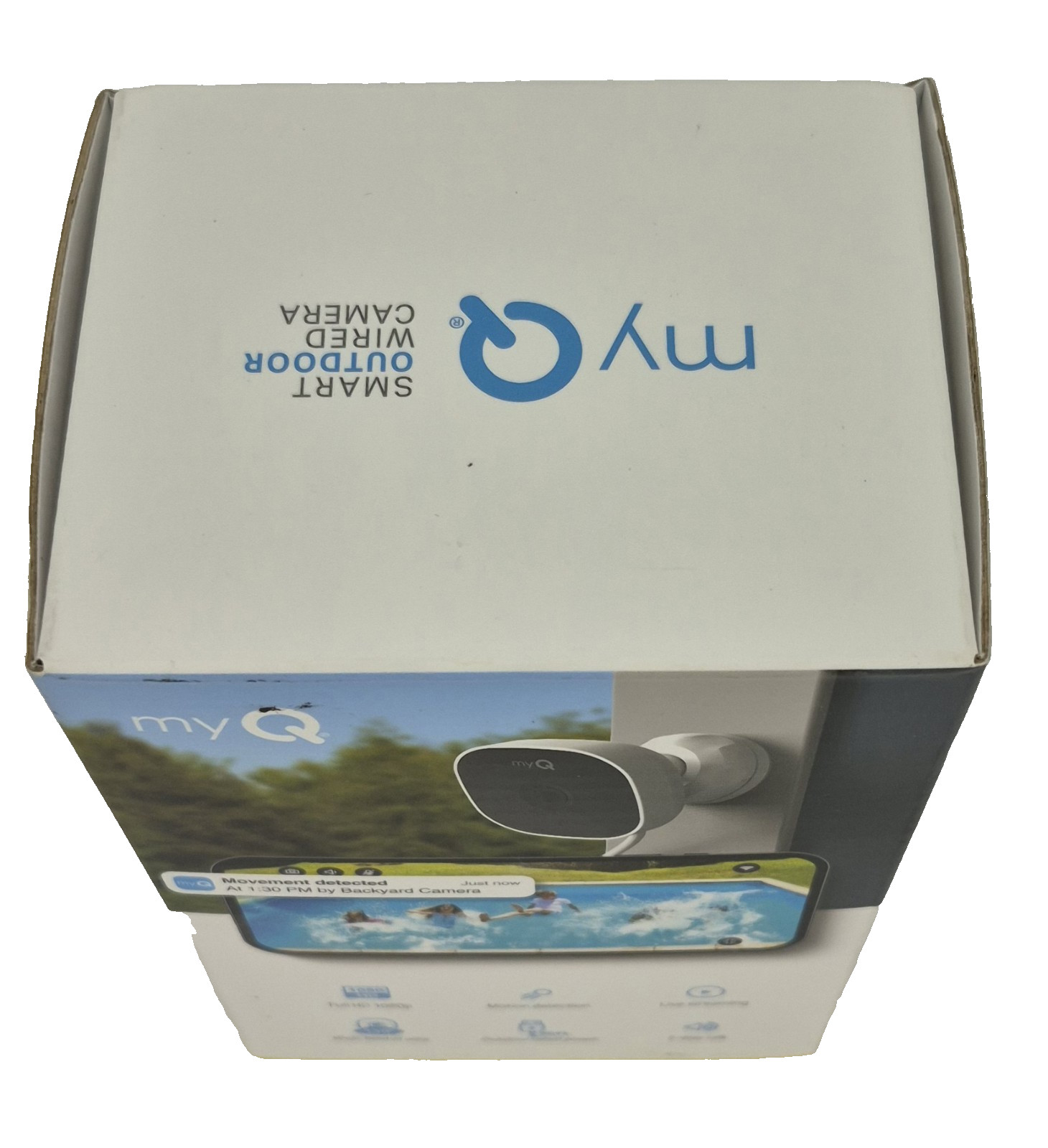 Chamberlain – myQ Smart Outdoor Home Security Camera – White