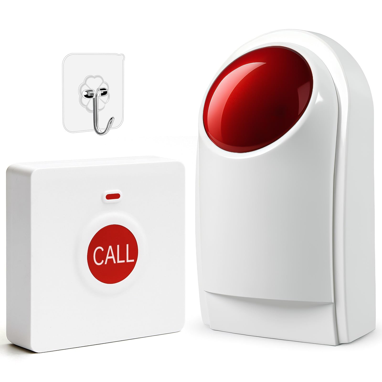 Panic Button Alarm – Wireless System for Elderly & Disabled, Battery Powered,…