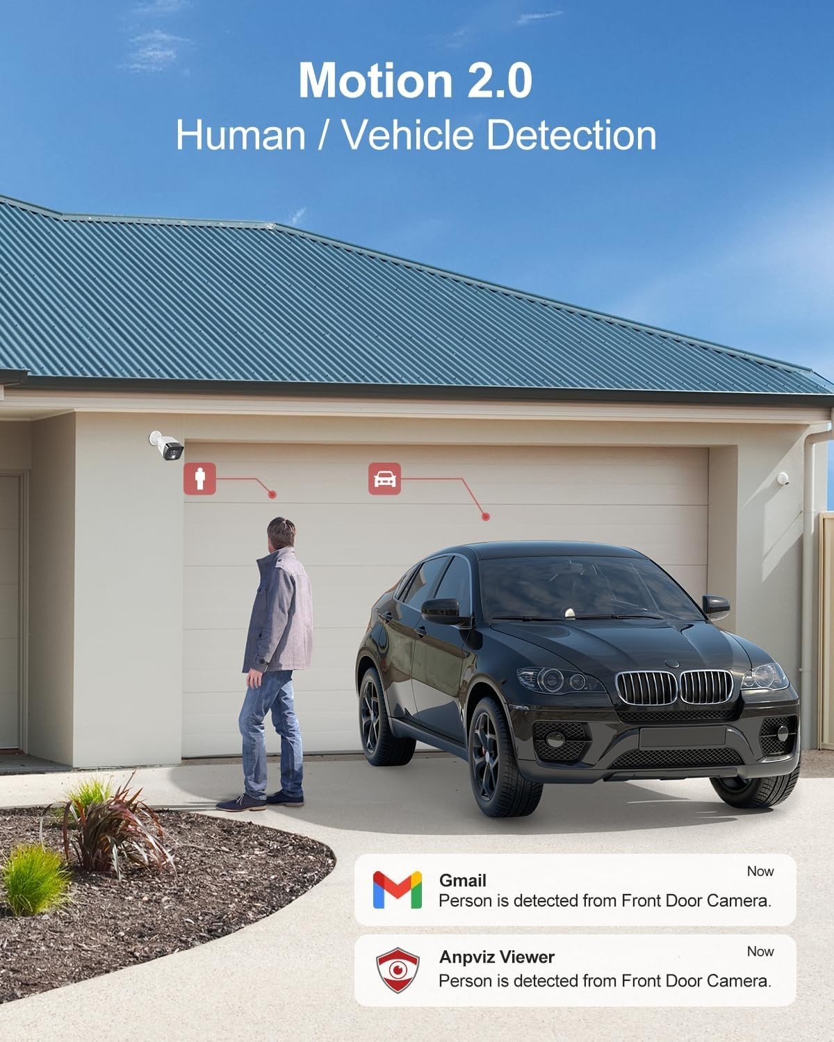 5MP Anpviz PoE Outdoor Security Camera, Color Night Vision, 3072×1728
