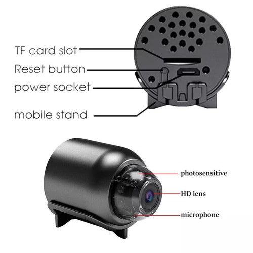 HD 1080P Mini Camera WiFi Camcorder Security Cam For Home