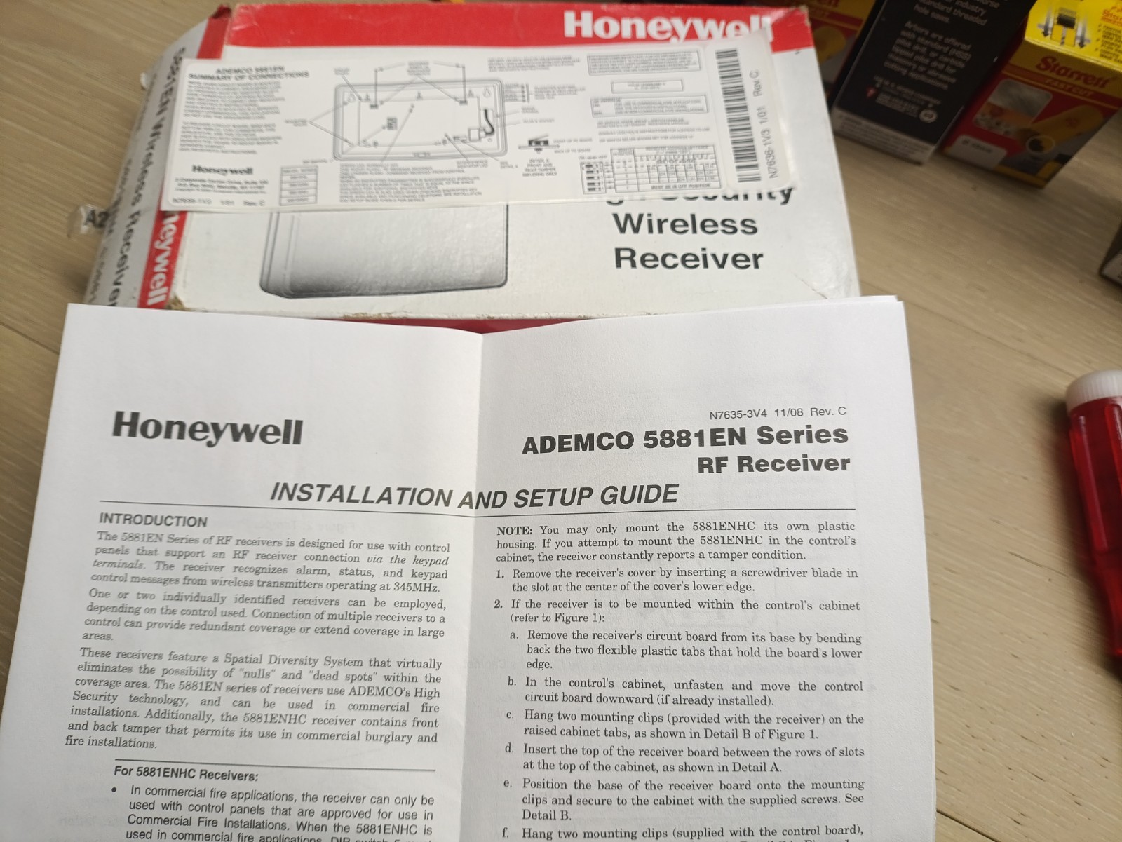 Honeywell Ademco 5881ENH Wireless Receiver – Unlimited Zones