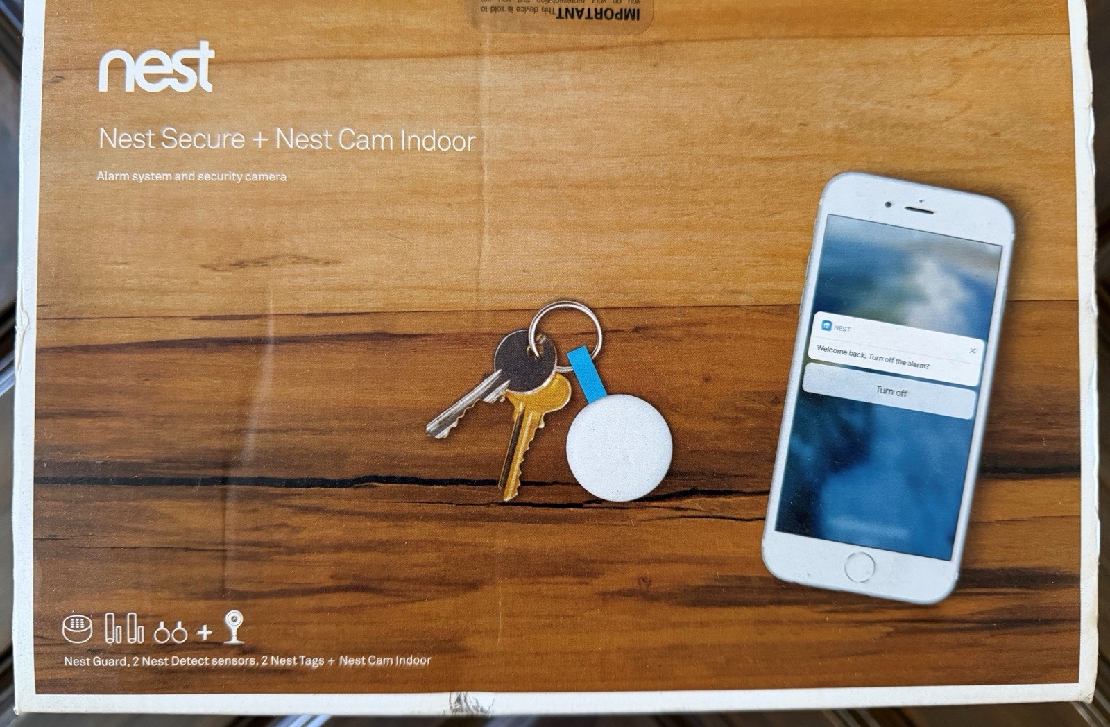 New, Sealed Nest Secure + Nest Cam Indoor Bundle Kit **FREE SHIPPING**