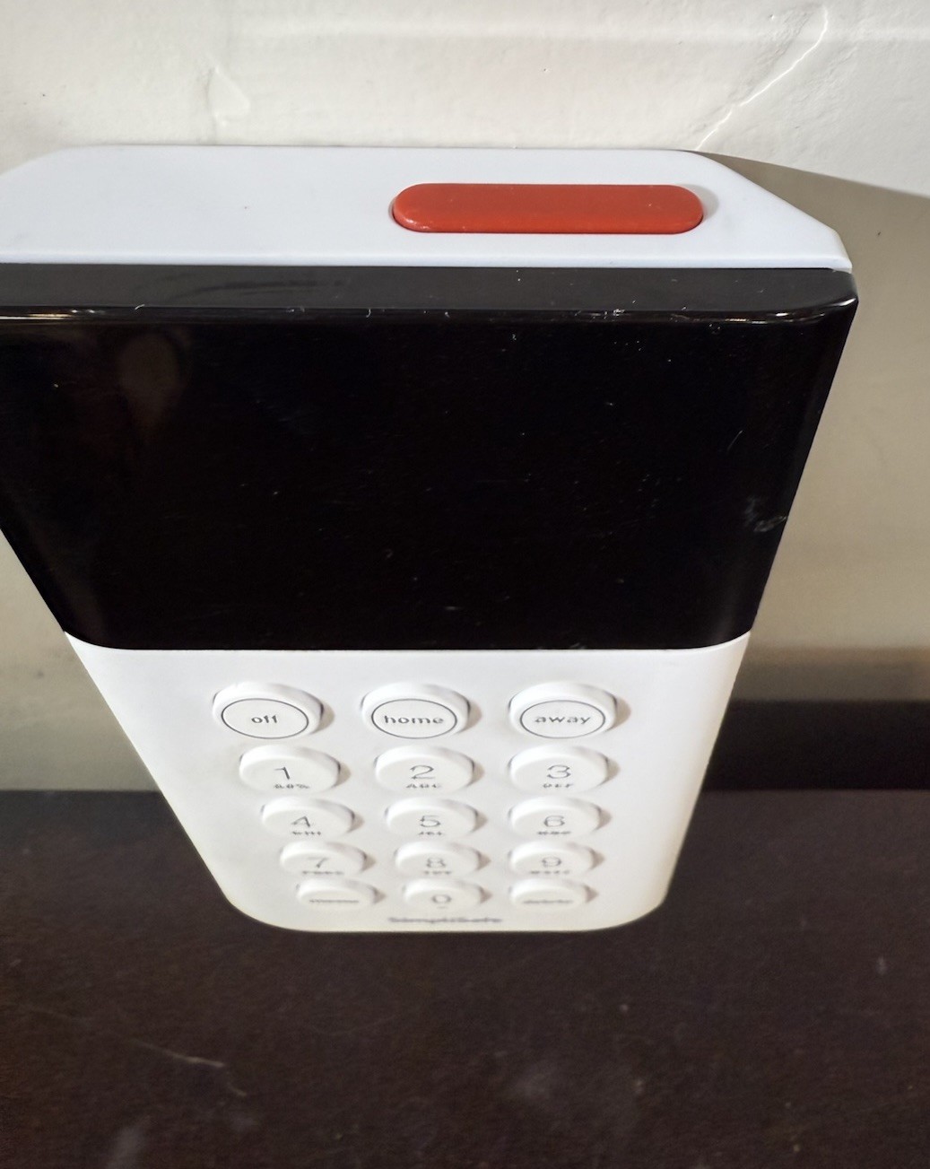 SimpliSafe SSKP3 Home Security System Wireless Keypad Remote White GENUINE w1