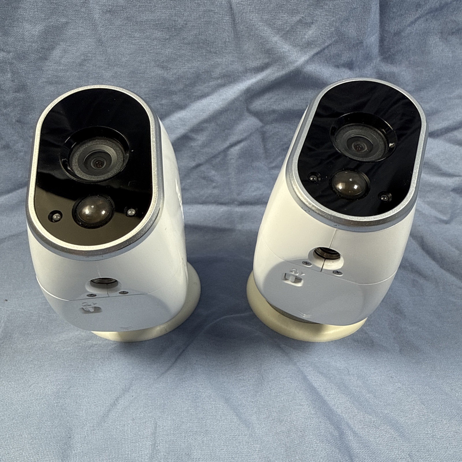 2 Arlo NETGEAR VMC3030 HD Security Camera Wire-Free Not Tested Sold AS IS