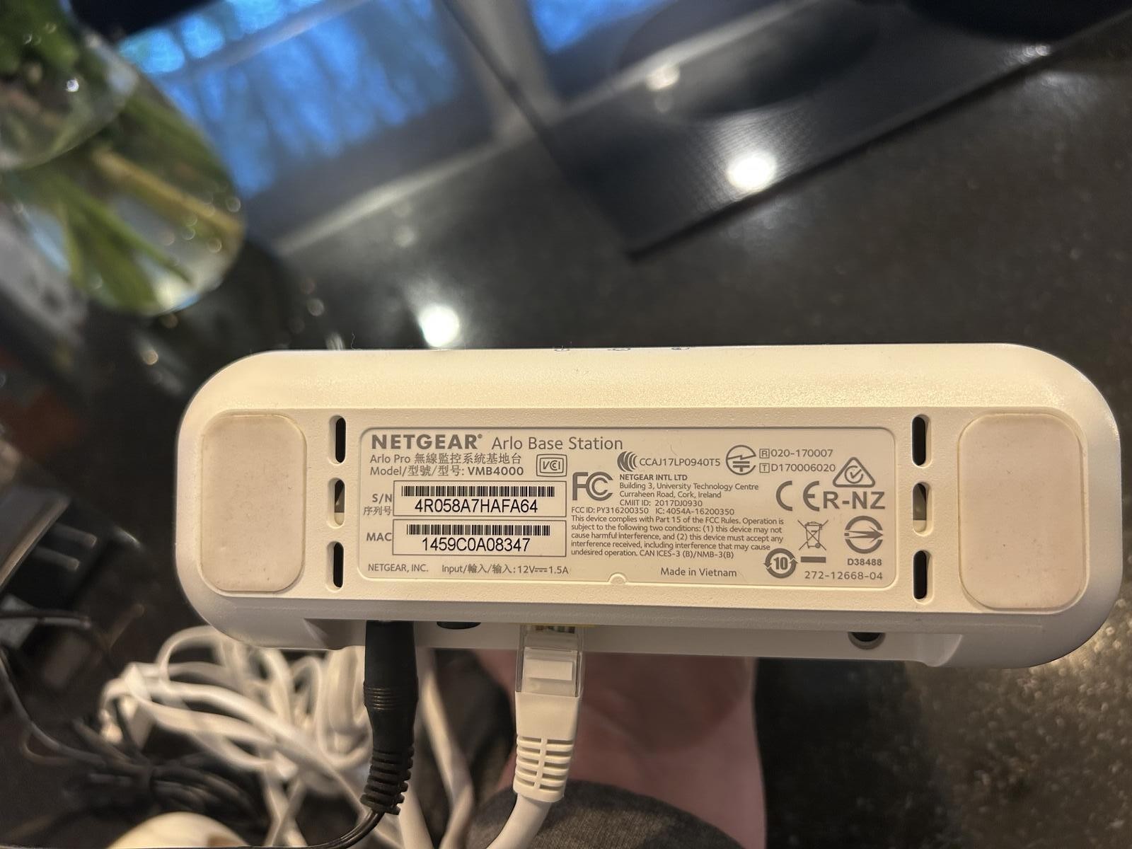 Arlo Netgear HD Base Station with 3 Security Camera