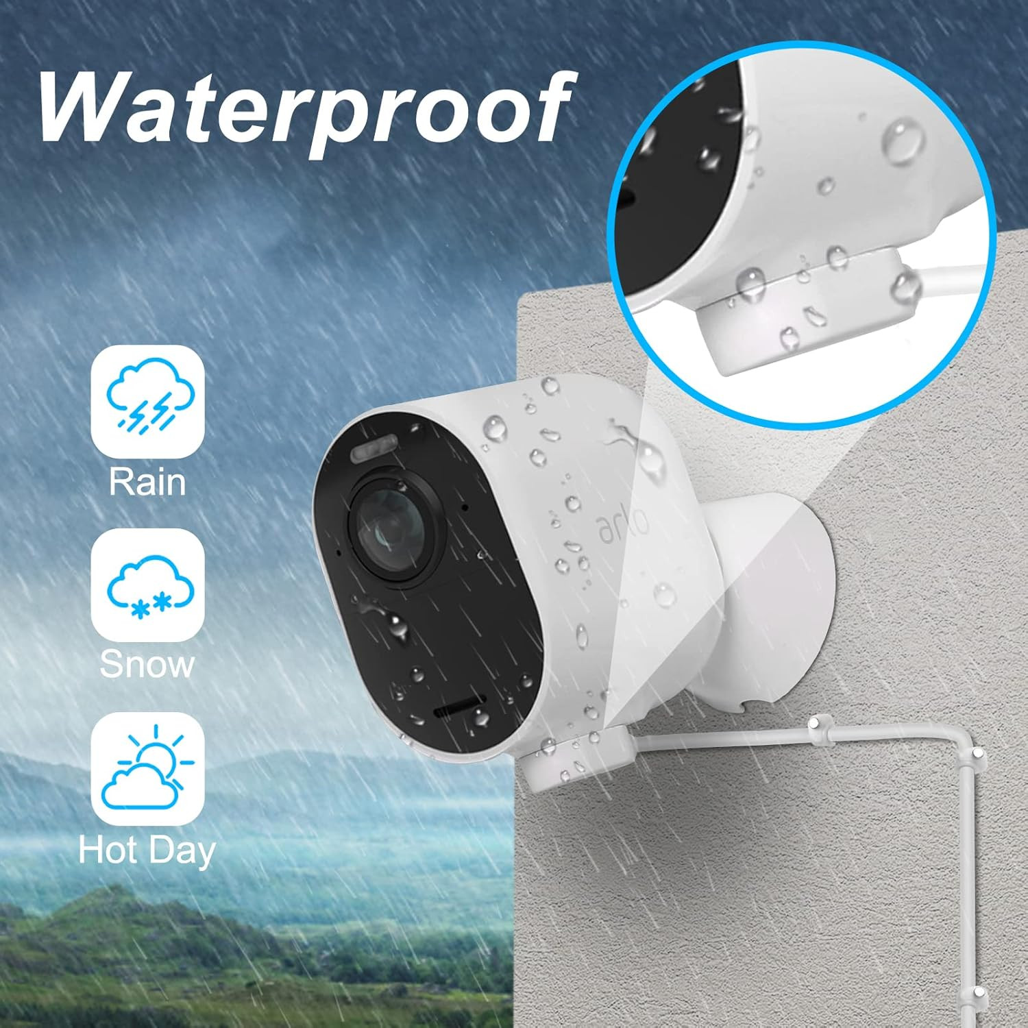 Arlo Camera Charger – Outdoor & Indoor, Power for Arlo Pro 3, 4, Ultra, Ultra 2,