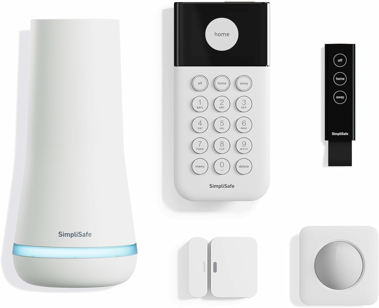 5 Piece Wireless Home Security System – Optional 24/7 Professional Monitoring –