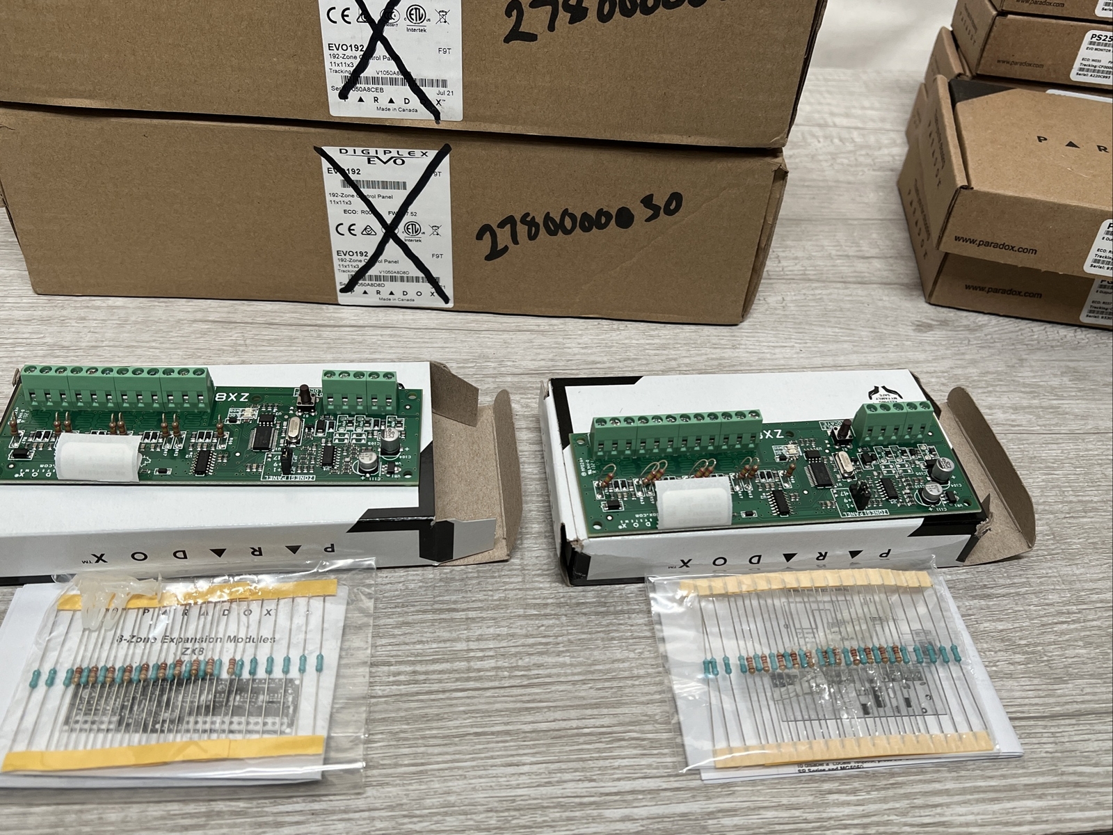 Lot Of Paradox Security Parts (see pictures and details)