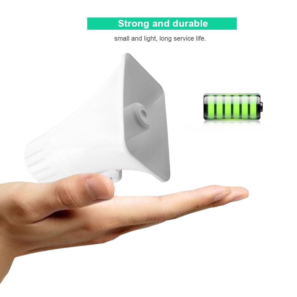 Electronic Alarm Siren Horn 150dB Indoor/Outdoor Siren DC 12V for Home System…