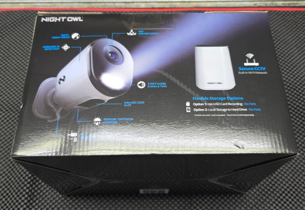 Night Owl 8-Ch, 4-Camera Indoor/Outdoor Plug-In Wi-Fi IP 4K 64GB Security System