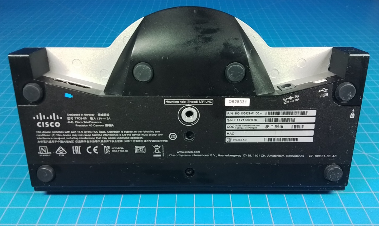 Cisco Precision HD TelePresence Camera 800-103526-01