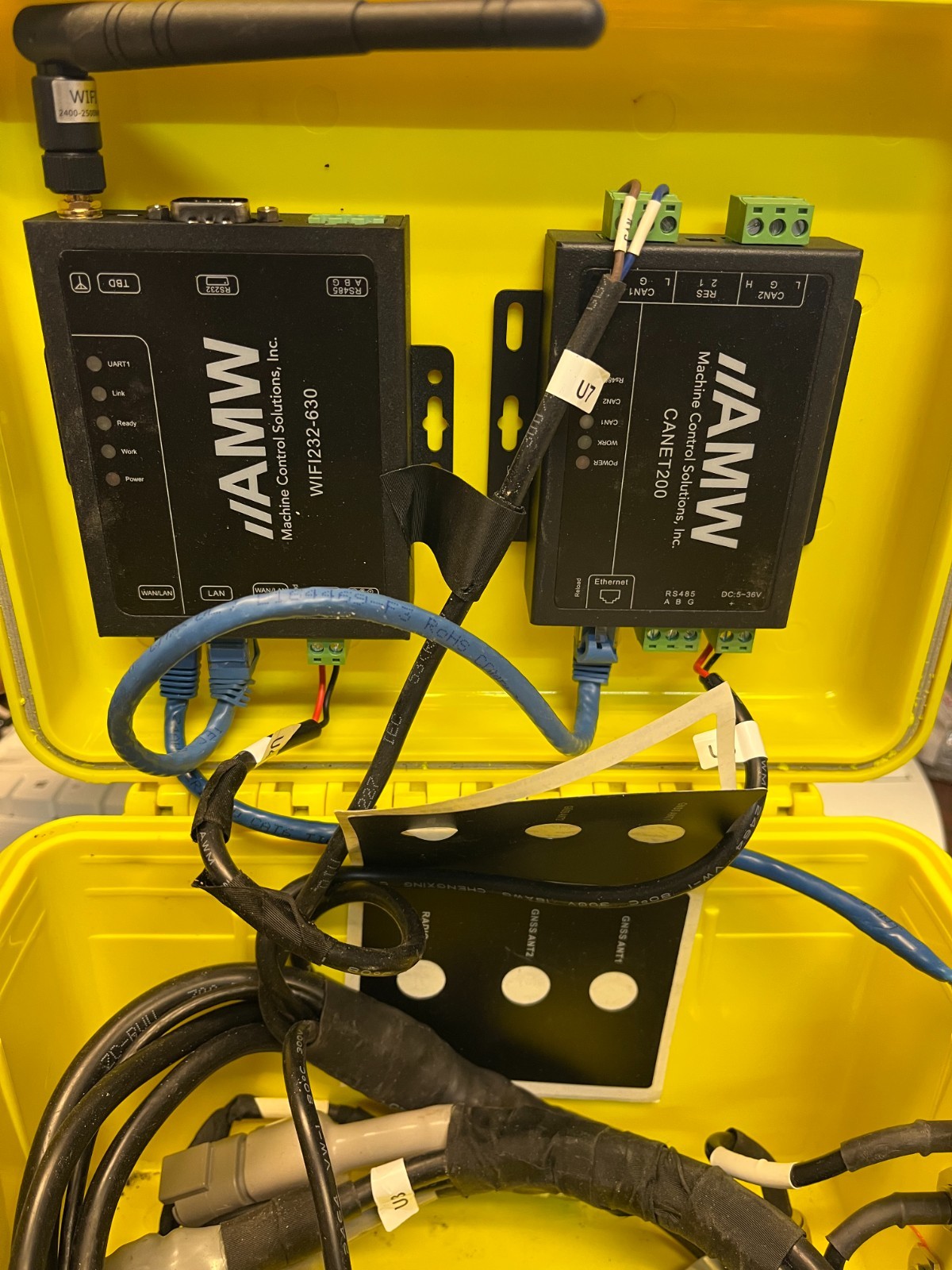 AMW Machine Control Solutions Wireless CANBus GNSS System WiFi232-630