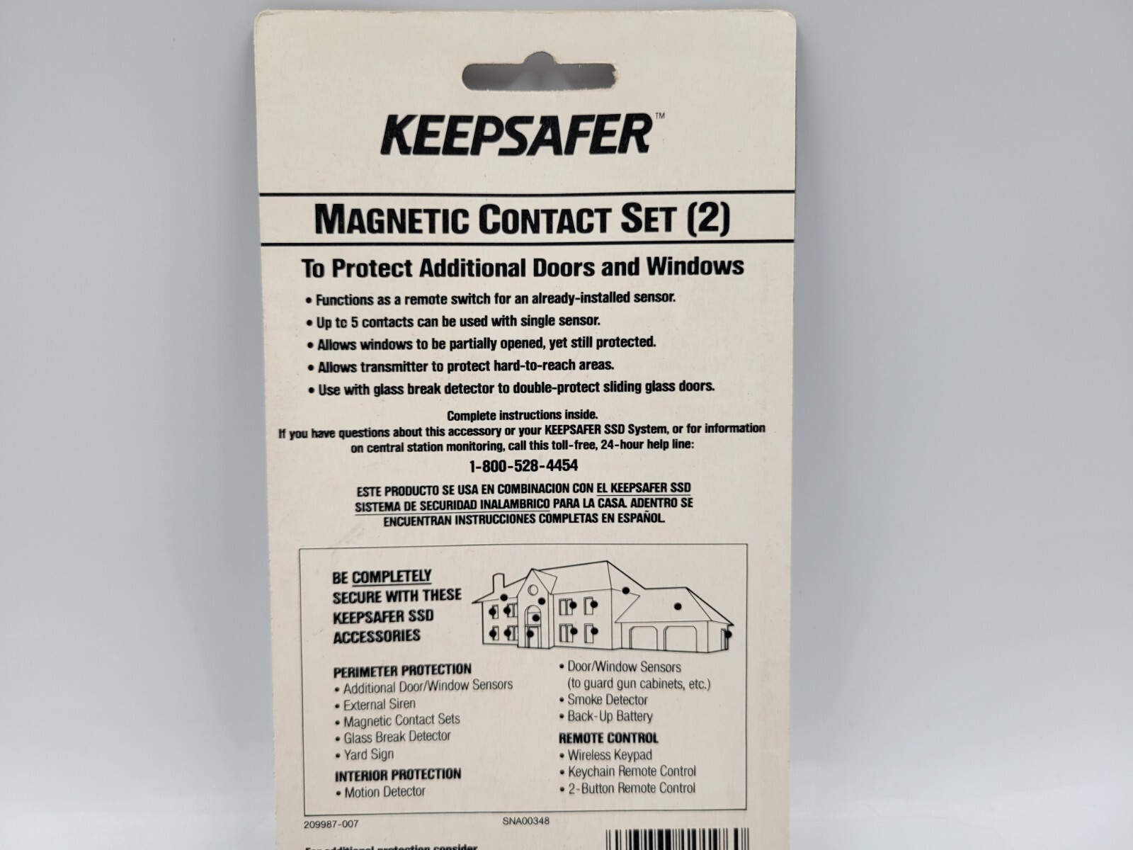 Vtg 90’s Keepsafer Magnetic Contact Set (2) Interior Security Detection SSD New!