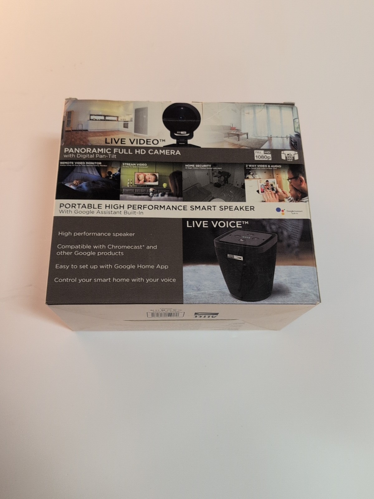 New Altec Lansing Smart Security System – Wi-Fi Camera & Speaker Voice Activated