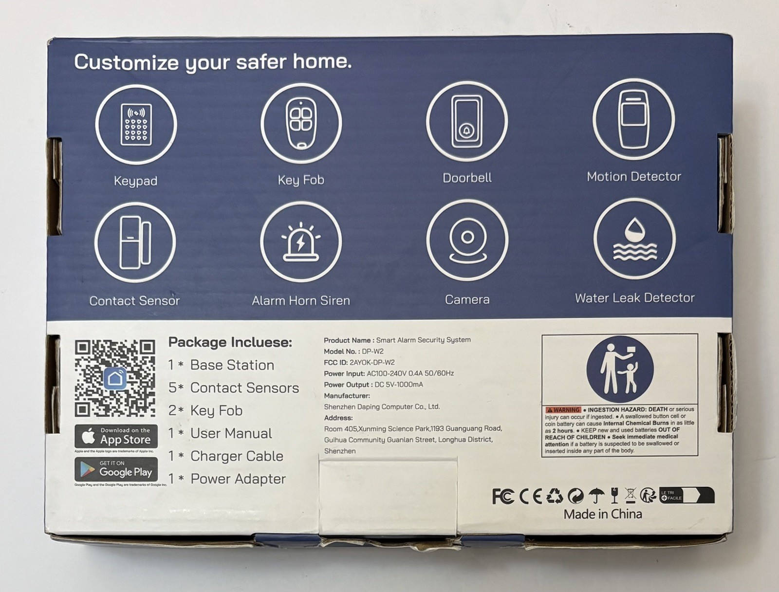 tolviviov – Wireless Home Security Alarm 15-Piece Kit V1.0 NEW & UNUSED in Box