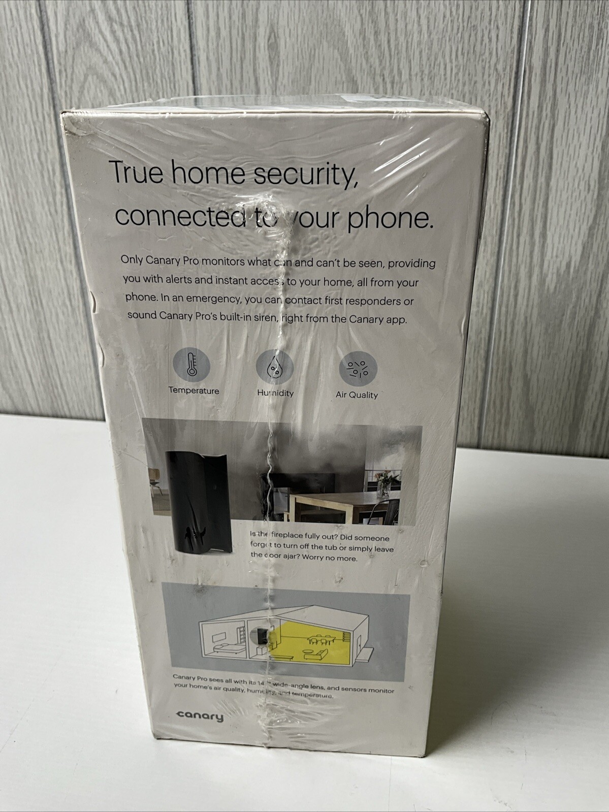Canary CAN100USBK All-in-One Home Security Device – Black Sealed