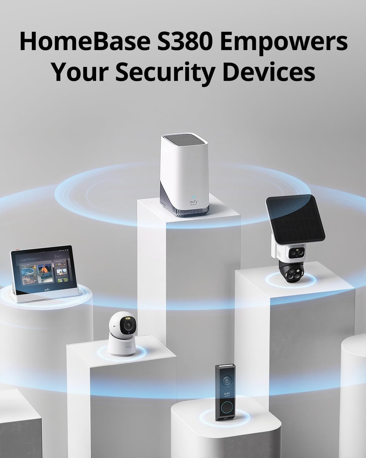 Eufy Security HomeBase 3 Smart Hub with 16 TB Expandable Storage AI Facial