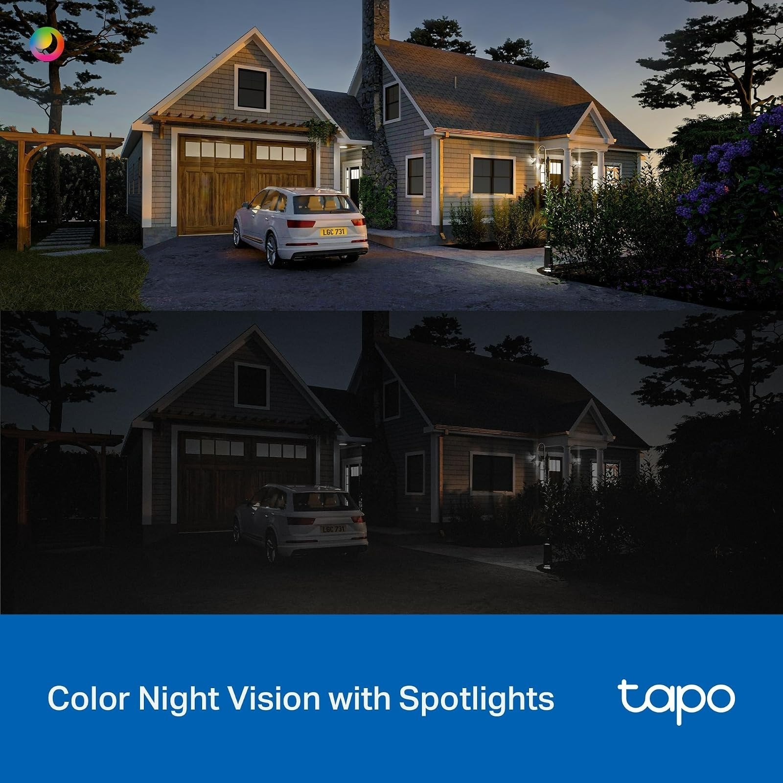 Tapo C236 3K 5MP Security Camera, Pan/Tilt, Night Vision, Alexa Compatible