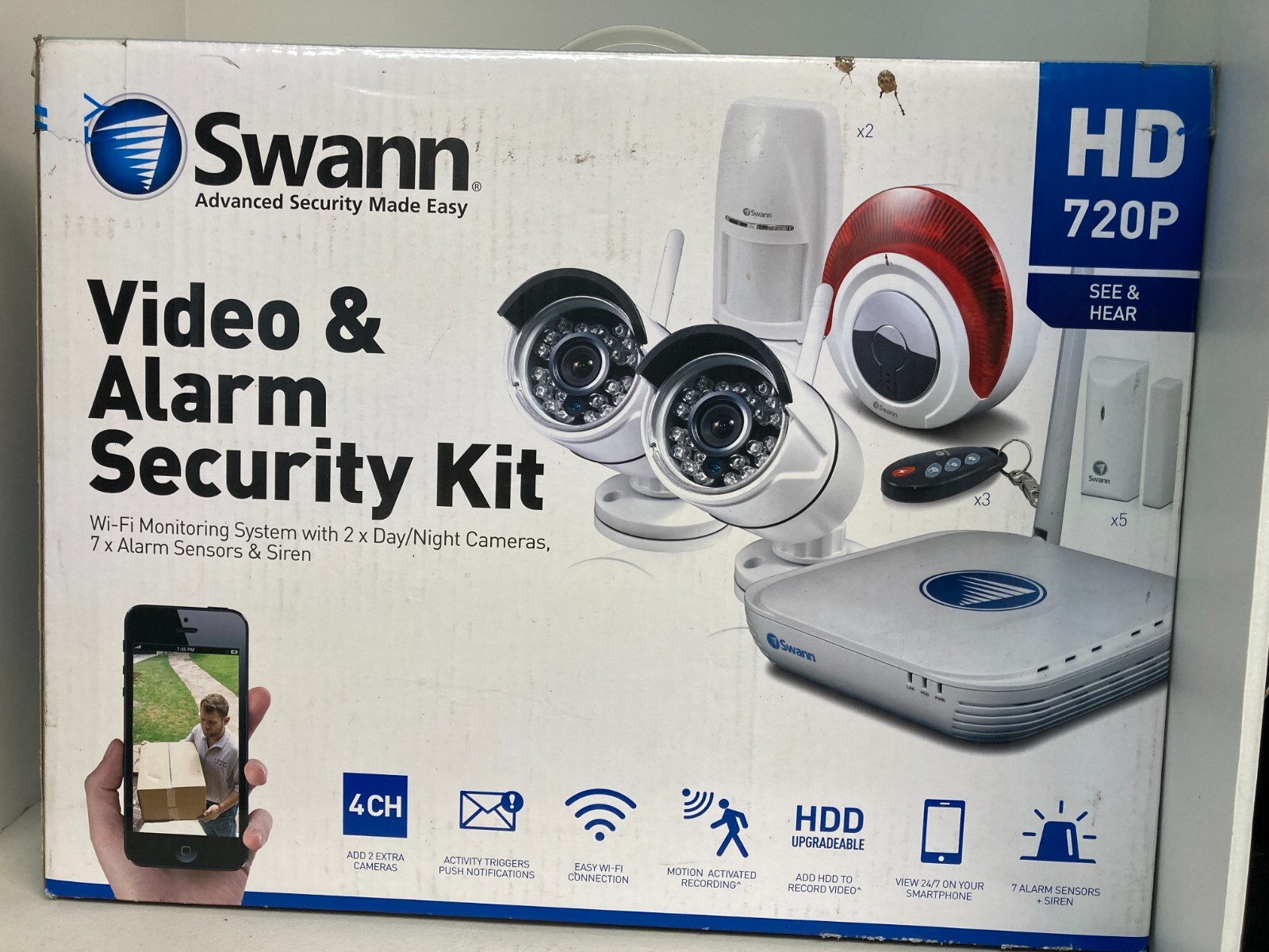 Swann Video & Alarm Security Kit SWNVA-460AN2