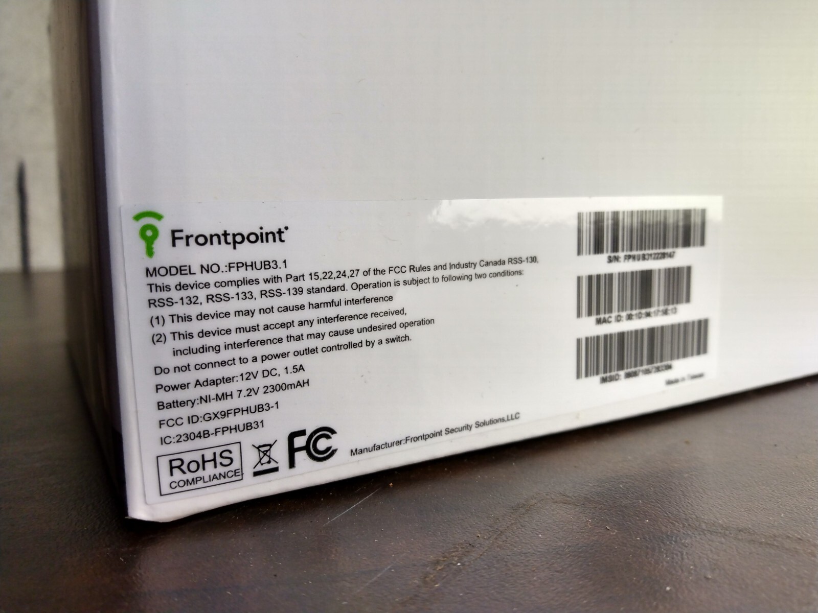 (8) NEW Frontpoint Hub And Power Supply FPHUB3.1 Home Security System