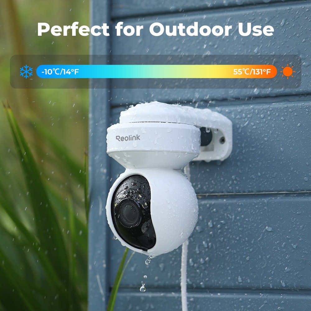 Reolink E1 Outdoor Pro 4K WiFi 6 PTZ 3X Zoom Security Camera System with Hub