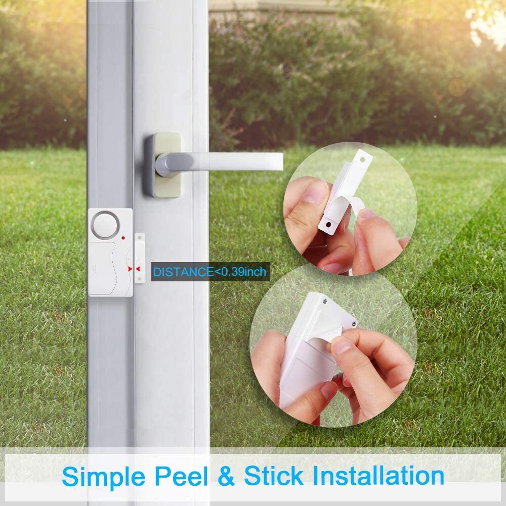 Magnetic Wireless Window Door Burglar Security System Alarm Remote Control DIY
