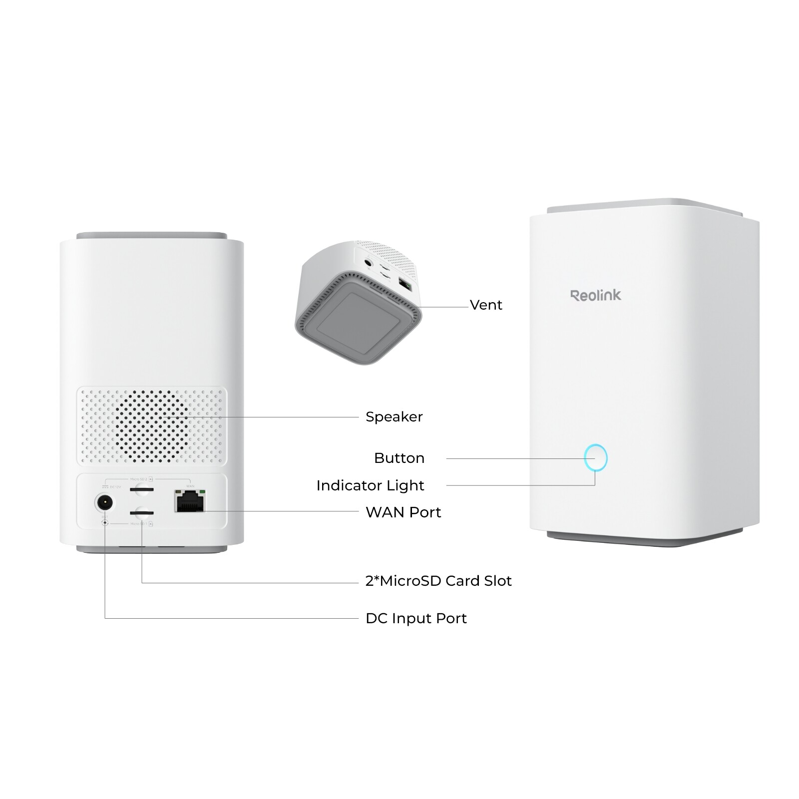 Reolink WiFi Security Center Local Storage DIY Home Hub Security Camera System